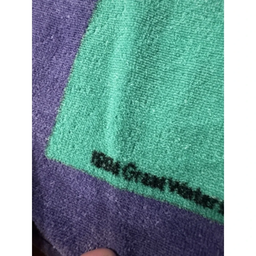 Vintage Perrier Tux Man Art Of Refreshment Pool Towel Terry Allen 1994 Hilasal